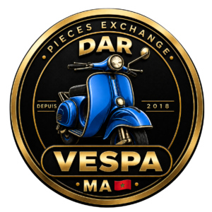 Original chrome mirrors for Vespa Sprint and Vespa Primavera scooters
