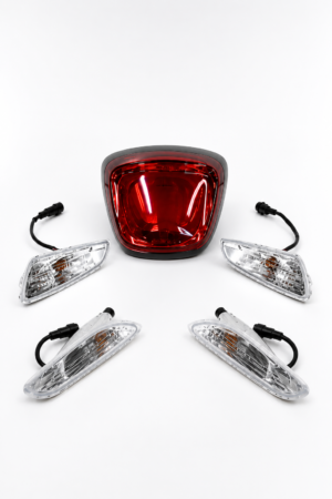 Premium Clear Indicator & Red LED Tail Light Kit for Vespa Primavera & Sprint 50/125/150